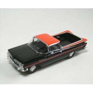  Brekina HO 1959 Chevrolet El Camino   Black, Orange Toys 