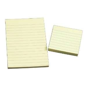  School Smart Lined Self Stick Notes   4 x 6 Office 