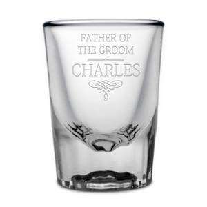  Personalized Wedding Party Shot Glass: Kitchen & Dining