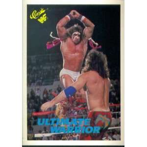 1990 Classic WWF Wrestling Card #61 : The Ultimate Warrior:  
