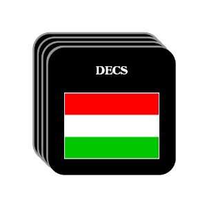  Hungary   DECS Set of 4 Mini Mousepad Coasters 