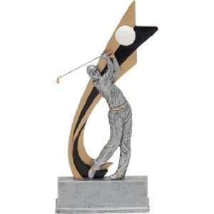   Male / Female Golf Live Action Resin Award Trophy: Sports & Outdoors