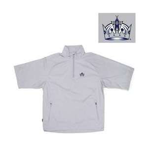 Antigua Los Angeles Kings Official 1/2 Zip Windshirt   Silver Extra 