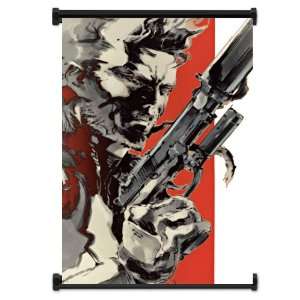  Metal Gear Solid 2 Sons of Liberty Game Fabric Wall Scroll 