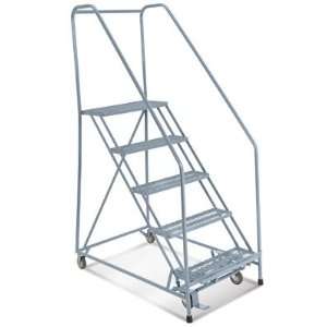  5 Step Safety Angle Rolling Ladder with 12 Top Step 