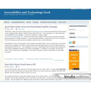  Accessibility and Technology Geek Kindle Store Holly 