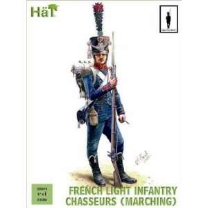  Napoleonic French Chasseurs Marching (32) 1/56 Hat: Toys 