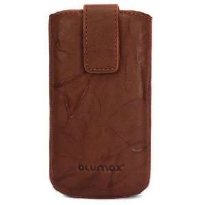  Original Blumax ® Brown Leather Case for Apple Iphone 3G 