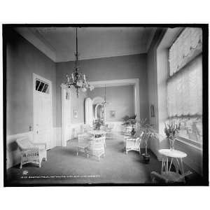  Reception parlor,Fort William Henry Hotel,Lake George,N.Y 