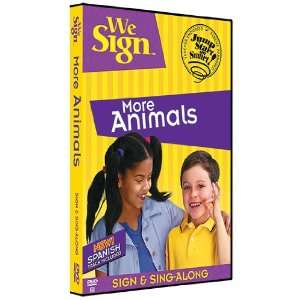  4 Pack PRODUCTION ASSOCIATES WE SIGN MORE ANIMALS DVD 