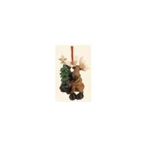  Tree Hugging Moose Ornament 30153633