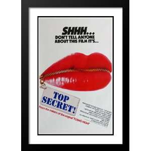  Top Secret 20x26 Framed and Double Matted Movie Poster 