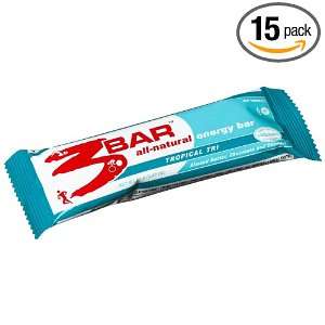   All Natural Energy Bar, Tropical Tri, 1.83 Ounce Bars (Pack of 15
