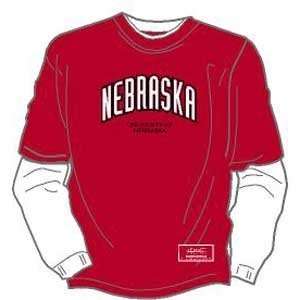  Nebraska Cornhuskers Layup Ls Shirt