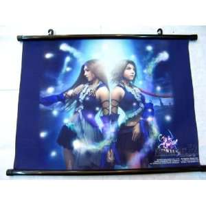  Final Fantasy Yuna & Lenne (sm wide) 48x30cm Wallscroll 