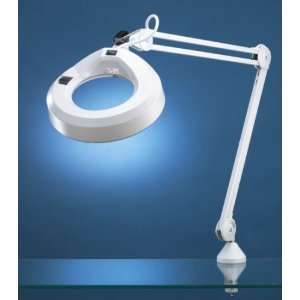  Luxo 17253LG KFM Gray Magnifier Light w/30 inch arm, Table 