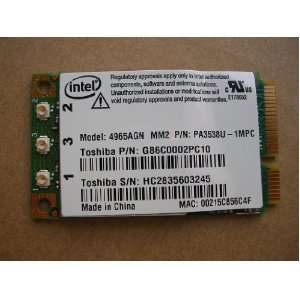   Dell Sony Acer toshiba Intel 4965AGN Mini PCI E 300Mb WIFI N embedded