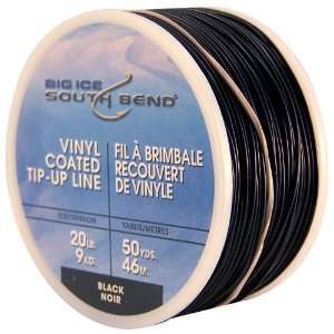  South Bend Vinyl Coated Tip Up Line Color/Spool: Black; 20 