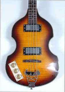 Douglas WVEB 833 VS Left Handed Violin Bass Semi Hollow  