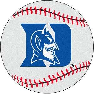  Fanmats Duke Blue Devils Baseball Shaped Mat: Sports 