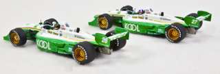 1998 1/43 Paul Tracy & Dario Franchitti Team Kool Green Indycar CART 