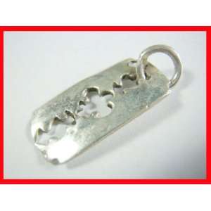  Tag Pendant Solid Sterling Silver #3498 