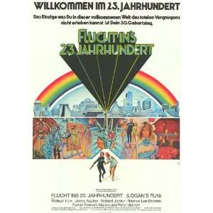  Logan s Run (1976) 27 x 40 Movie Poster German Style A 