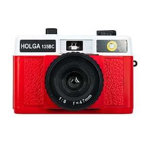  Holga 135BC Red and White 35mm Camera