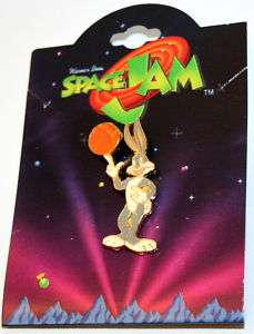 WB Space Jam Movie Bugs Bunny Jewelry Pin New MOC  