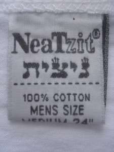 New Neatzit Tzitzit Mens judaica Medium M Israel  