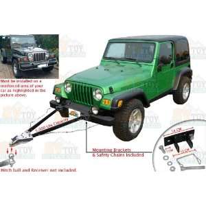 Universal Tow Bar Adjustable Mount Tow Bar Tow Kit with Magnetic Tow 