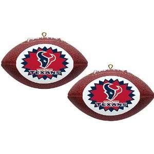   Houston Texans Mini Replica Football Ornament Set: Sports & Outdoors