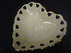 NEW LENOX HEART DISH WITH HEARTS CUT OUT ROSE IN CENTER