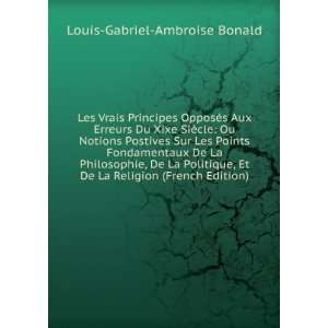   De La Religion (French Edition) Louis Gabriel Ambroise Bonald Books