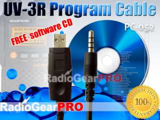 USB Prog Cable for BAOFENG UV 3R UV3R BF 3U radio  