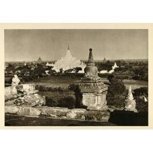  1935 Ananda Pagode Temple Bagan Myanmar Burma Buddhist 