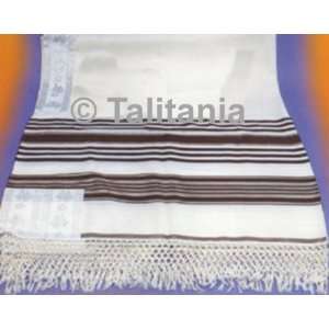  Yemenite Style Wool Tallit Prayer Shawl Size 56x76 