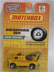 Matchbox BreakDown Van MB 53 Auto Relay Tow Truck  