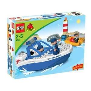  Lego Duplo 4861 Police Boat: Toys & Games