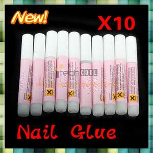 10 x 2g Mini ProfessionaL Acrylic Glue Beauty Pink Nail False Art 