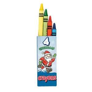  4 Pack Christmas Crayons Case Pack 108 