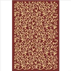  Dynamic Rugs ZB3913441 Yazd Red Contemporary Rug Size: 2 