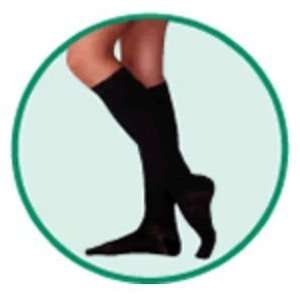 Knee High Stocking, Below Knee Stockings Black, Size 5, Extra Large 