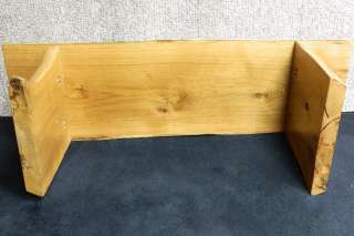Rustic Indoor/Outdoor Live Edge White Oak Bench Finished 10028  