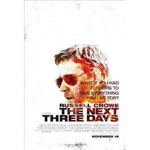  The Next Three Days (2010) 27 x 40 Movie Poster Style B 