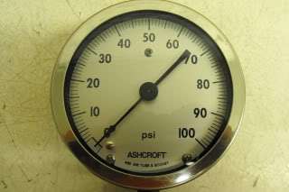 Ashcroft 100 PSI Pressure Gauges Type# 1009S NIB!  