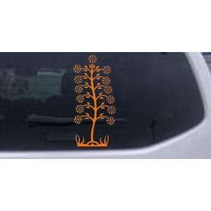   Flower Stalk Flowers And Vines Car Window Wall Laptop Decal Sticker