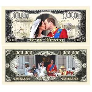    Royal Wedding Kiss Million Dollar Bill (50/$15.99) 
