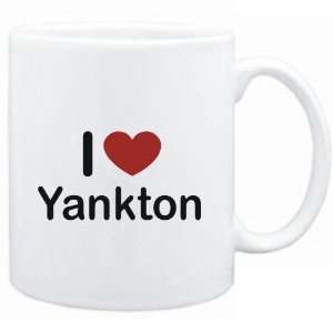  Mug White I LOVE Yankton  Usa Cities