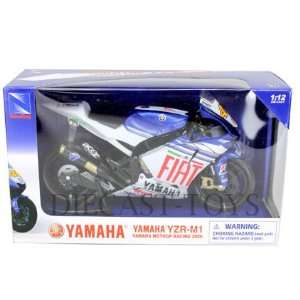  Yamaha Yzr m1 Motogp 09 1:12 Diecast Motorcycle Model 